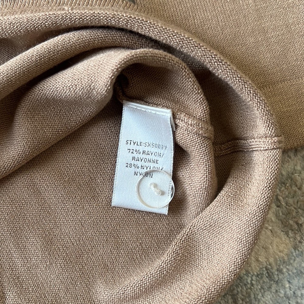 Tan Women's Cardigan - Picture 5 of 11